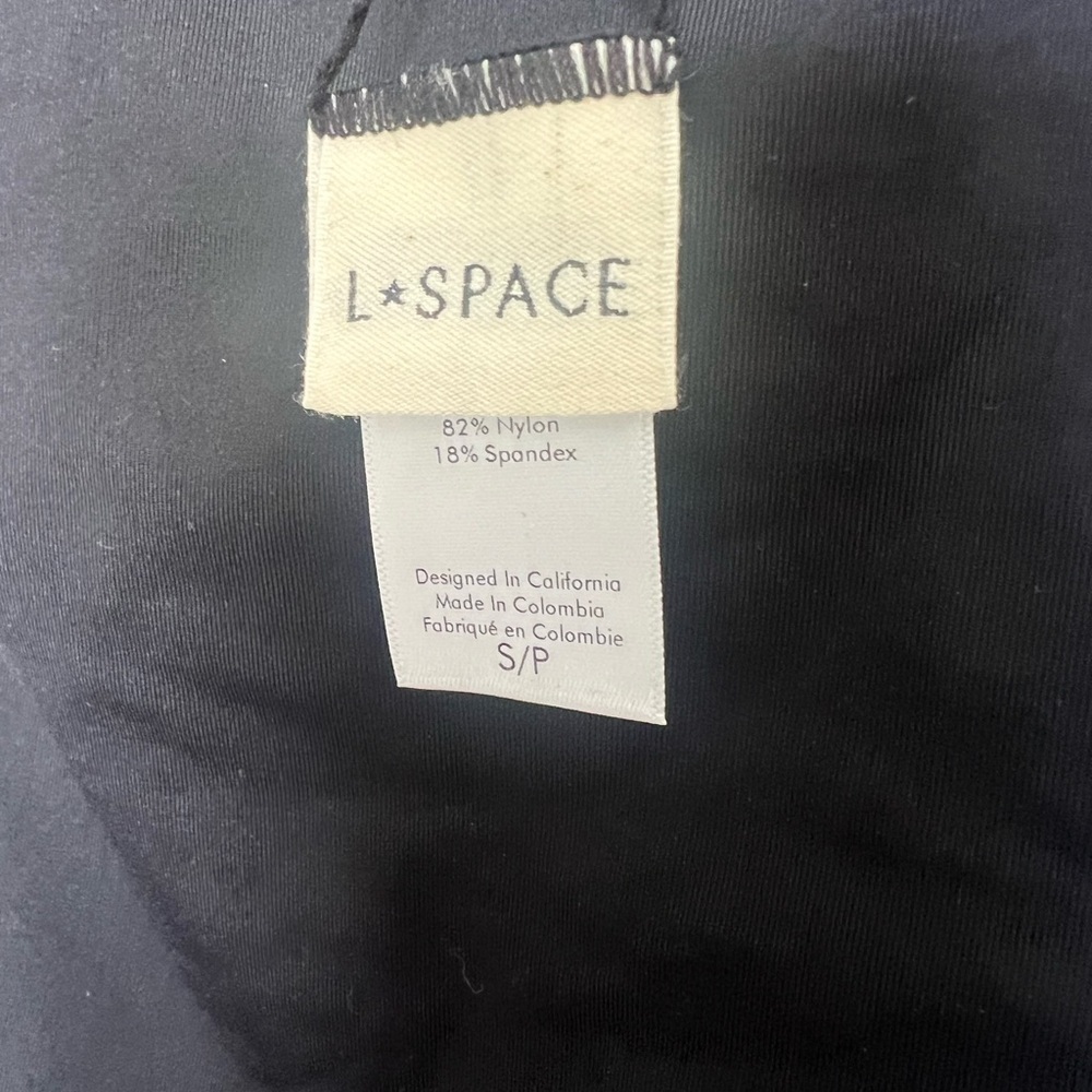 L*Space Black One Piece Swimsuit with Plunging V-Neckline - Picture 5 of 5